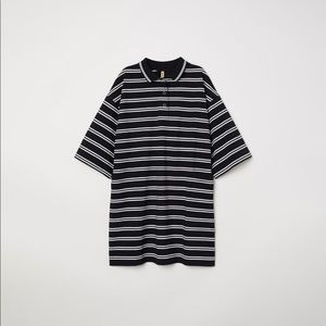 H&M Oversized T-Shirt Dress with Collar